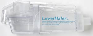 Leverhaler Holding Chamber for Meter Dose Inhalers