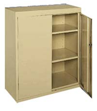 00-248163-12ACSAND-Classic Counter Height Cabinet w/ Adjustable Shelves