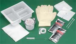 98504DNYDDM-Sterile Tracheostomy Clean & Care Tray with Peroxide and Saline