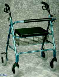 F44B-TRVE-Huntington Bariatric Extra Wide 4-Wheeled