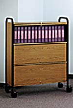 Privacy Patient Chart Rack, 16 Capacity