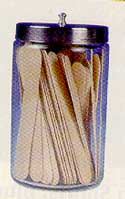 Unlabeled Sundry Jar for Tongue Blades