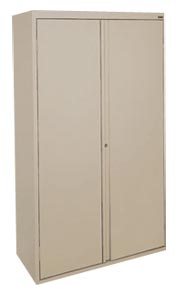 00-468103-F3AHSAND-Double Door Storage Cabinet w/ Adj Shelves