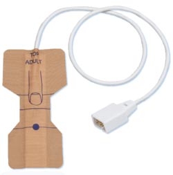 Mediplast Disposable Adult Pulse Oximeter Sensor, Nellcor Compatible