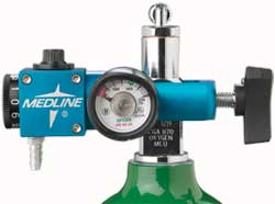 Dual Lumen Oxygen Regulator