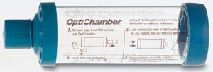 Opti-Chamber Holding Chamber for Meter Dose Inhalers with Mask