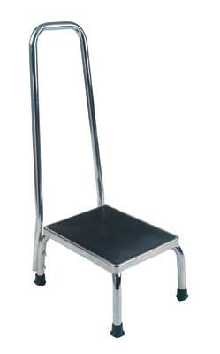 Foot Stool with Safety Handrail