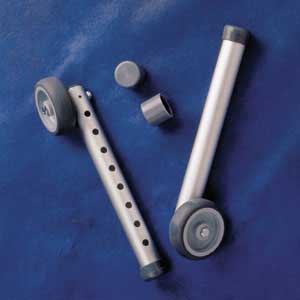 Fixed Wheels for Walkers with Rear Glide Tips