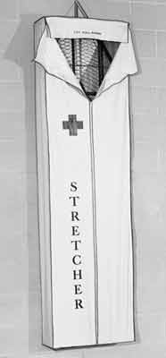 X-003JSA-Vinyl Splint Stretcher Storage Cover