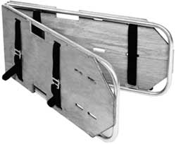 A-263JSA-Full Length Folding Aluminum EMS Backboard