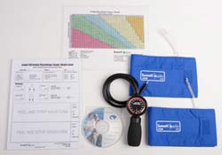 ABI Kit w/ Aneroid, 2 Cuffs, Forms, Chart