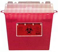 251507SDMMD-5qt  Wall-Mount Sharps Containers
