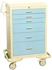 Steel 6 Drawer Mobile Workstation