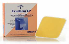 Exuderm LP  Dressing 4 x 4
