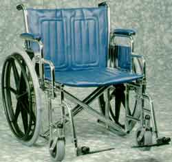Millenium Hemi Extra Wide Wheelchair 20 in seat.  Removable Arms