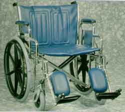 Millenium Extra Wide Wheelchair 24in seat. Removable Arms