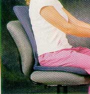 Memory Foam Lumbar Cushion and Seat