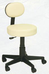 Rolling Stool with Back-ETL-Pneumatic Rolling Massage Stool with Back