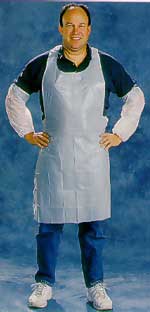 Apron 28 x 46 white, bulk