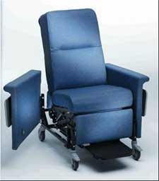 Bariatric Medical Recliner With Lower Seat