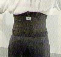 MMSCT346-XS-mse-Spandex Back Support Without Suspenders