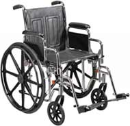 Sentra EC 18in Fixed Arm Wheelchair