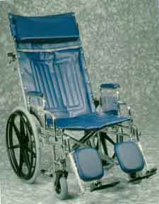 Super Ram Bariatric Recliner Wheelchair 22 in seat. Removabale Arms