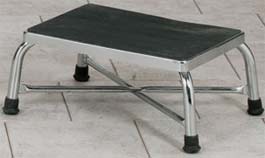 Extra-Wide Chrome Bariatrics Step Stool