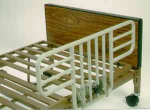 Half Length Bed Rails, Slip Resistant