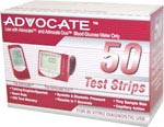 STMEDC-Advocate Blood Glucose Test Strips, Box of 50