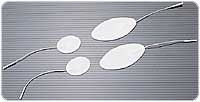 ValuTrode White Fabric Top Electrodes - 1-1/2 in. x 3-1/2 in.