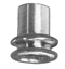 Male EPDM Tubing Adapters - Aluminum