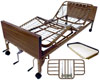 Multi-Height Manual Hospital Bed Package w/ Half Rails