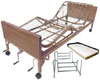 Multi-Height Manual Hospital Bed Package w/ Full Rails