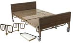 Full Electric Bariatric Hospital Bed Package w/ One T Style Rail