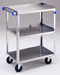 Medium Duty 3 Shelf SS Utility Carts