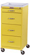 Four Drawer Mini Line Isolation Cart Standard Package