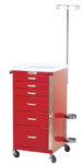 Six Drawer Mini Line Emergency Cart Specialty Package