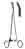 Heaney Needle Holder, 8-1/2 in, Curved Jaws