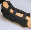 Solid Navy Quilted Long Boot