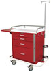 4 Drawer Short Emergency Specialty Cart Package