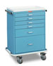 6 Drawer Tall Medical Workstation Standard Package