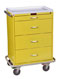 Four Drawer Infection Control Cart with Key Lock Standard Package