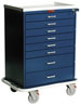 Secure Storage Anesthesia Cart with Key Lock Standard Package