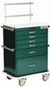 6 Drawer Tall Workstation Cart Specialty Package