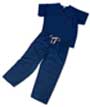 ComfortEase Unisex Reversible Scrub Top With Set In Sleeve.