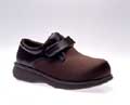 Men's Brown Zennon Velcro Diabetic Shoes.
