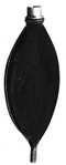 Pediatric Flat - 500cc Conductive Latex Breathing Bags - Delrin Bushings
