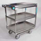 Heavy Duty 3 Shelf SS Guard Rail Carts