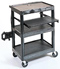 Three Shelf Laptop/Computer Mobile Workstations